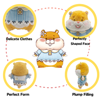 Peluche mignonne pour enfants, fabricant de peluche de conception personnalisée, marionnettes en peluche marionnettes à main sur mesure