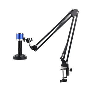 2024 nueva KRC 4K 48MP Video <span class=keywords><strong>Digital</strong></span> microscopio Cámara 150X lente con luz LED Flip titular para reparación soldadura PCB reparación - Product Image 6
