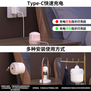 E26 <b>Rechargeable</b> Touch Bulb USB Night Light Remote Control Ambient <b>Lamp</b> Bedside Wall Light Color Changing 25000 Hours - Product Image 5