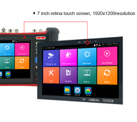 Probador de Cámaras IP con Pantalla Táctil Retina de 7 Pulgadas y Soporte para 8MP, Probador de Cámaras IP 4K, Salida de Alimentación PoE, Punto de Acceso WiFi, Herramientas de Prueba de Cables