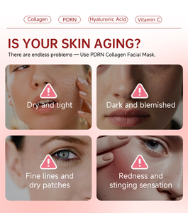 Mascarilla Facial Coreana Rosa con PDRN <span class=keywords><strong>y</strong></span> ADN de Salmón, con Bio Colágeno, <span class=keywords><strong>Beneficios</strong></span> Calmantes para el Cuidado Nocturno, Fabricante OEM - Product Image 2