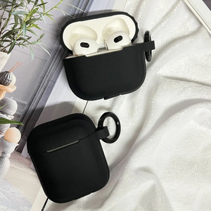 Pour AirPods 1/2/3/Pro One-Piece Design Case Housse en silicone souple Plusieurs couleurs Coque de protection antichoc - Product Image 2