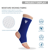 Protection de cheville en polyester tricoté Wolon, modèle unique, prix bas, pour adultes et enfants, avec logo personnalisé, couleur personnalisée, tailles S/M/L