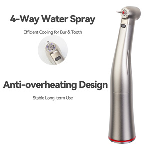 SENTEMEI Titanio Ti X95L Pieza de mano dental quirúrgica eléctrica LED de baja velocidad, contra-ángulo 1:5, 4 orificios, Clase II - Product Image 4