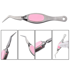 <span class=keywords><strong>Pince</strong></span> à épiler en acier inoxydable à <span class=keywords><strong>prix</strong></span> d'usine, outil de beauté, <span class=keywords><strong>pince</strong></span> à cils courbée - Product Image 5