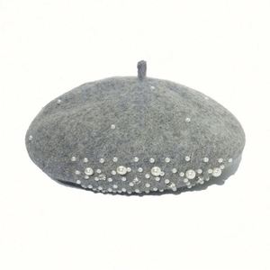 Chapeaux pour femmes en gros, bonnets d'hiver pour femmes, gorras, bérets perlés, fabrication de chapeaux - Product Image 3
