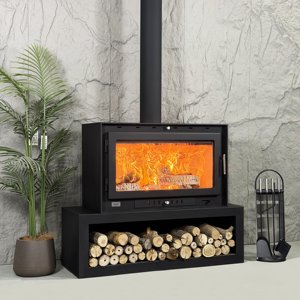 Poêle à bois autoportant en acier pour intérieur, grande taille, résistant aux hautes températures, à combustion fermée, pour <span class=keywords><strong>foyer</strong></span> domestique - Product Image 2