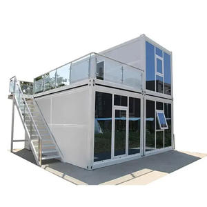 Casa contenedor prefabricada modular plegable OEM de bajo precio con paneles sándwich para edificios de oficinas, centros comerciales, hoteles - Product Image 4