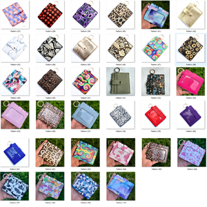 Fábrica guepardo girasol leopardo estilo tarjetero cartera llavero monedero PU cuero cartera cuentas llavero tarjetero cartera - Product Image 6