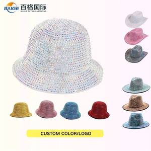 Sombrero de Pescador Multicolor con Pedrería para Espectáculos de Moda, Venta al Por Mayor - Product Image 1