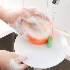 Spugna creativa accessori da cucina a forma di frutta lavare i <span class=keywords><strong>piatti</strong></span> spugna pulizia piatto rimuovere le macchie - Product Image 2