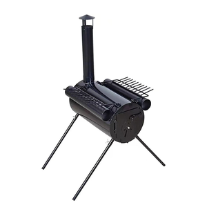 Stufa a Legna Portatile per Campeggio, Riscaldatore per Tenda, Stufa in Acciaio per Pesca sul Ghiaccio, Caccia e Cucina all'Aperto - Product Image 1