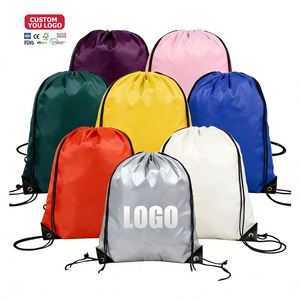 Custom Reusable Waterproof <b>Drawstring</b> <b>Backpack</b> Bag with Large Capacity for Swimming Soccer - Product Image 2