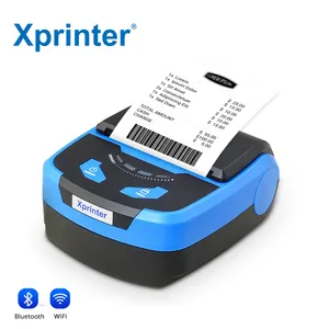 Xprinter XP-P810移动80毫米迷你便携式收据打印机，带蓝牙POS支持1D和2D条形码热敏移动打印机