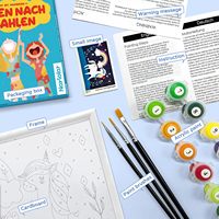 Kits de peinture à l'huile par numéros SONGWOOART, série de chiens encadrés, série 2, animaux, pinceaux pour débutants, toile d'art, pour la décoration intérieure