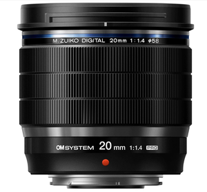 Objectif OM System M.Zuiko Digital ED 20mm F1.4 PRO - Product Image 2