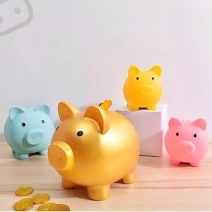 Alcancía de Cerdo 3D de Plástico PVC, la Mejor Decoración para el Hogar, para Adultos y Niños, Alcancía para Ahorrar <span class=keywords><strong>Dinero</strong></span>, para Cumpleaños y Festividades - Product Image 1