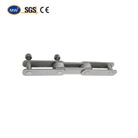 Hot Sale Carbon Roestvrijstalen 152.4Mm Pitch Palmolie Transportband Ketting Met Verlengde Pinnen Voor Het Vervoeren Van Palmvruchten Naar Brekers