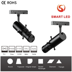 Mini projecteur LED orientable et zoomable pour exposition, 10W/20W/30W, en aluminium, angle de faisceau 25-40°/50-60°, pour musée, CRI97, dimmable, garantie 5 ans - Product Image 1