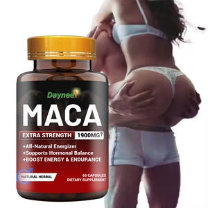 Male Energy Boost Maca Powder Strength Cápsulas aumentar la resistencia Equilibrio de los niveles de hormonas y aumentar los suplementos del estado de ánimo Cápsulas - Product Image 1