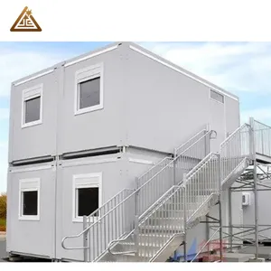 Prefabricated 2 Bedroom Foldable Luxury Container House With Flat Pack