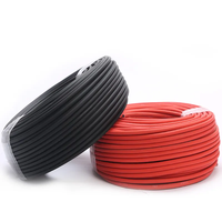 Niedrigrauchhaltiges, halogenfreies Solarkabel -40 ℃ ~90 ℃   2,5-16mm² -H1Z2Z2-K Verzinnter Kupferdraht 25 Jahre Haltbarkeit für 10KW PV-System