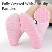 Chaussettes de yoga pour femmes personnalisables, de haute qualité, élastiques, respirantes, douces, antidérapantes, en coton, pour ballet et pilates