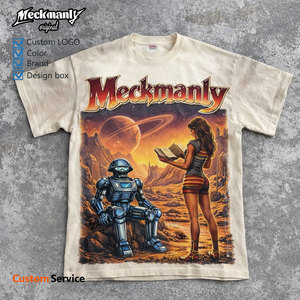 Meckmanly Men's T-Shirt Short Sleeve O-Neck Printed Turkey Design <b>Black</b> Cotton Jersey Regular Fit Casual Style - Product Image 4