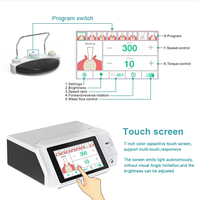 Motor Implan Gigi dengan LED 20:1 Contra Angle Handpiece Layar Sentuh Profesional Mesin Unit Bor Bedah Tanpa Sikat