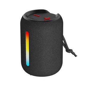 Stof Ronde Vorm Home Theater Karaoke Party Muziek Speaker Krachtige Draagbare Outdoor Bluetooth Waterdichte Speaker