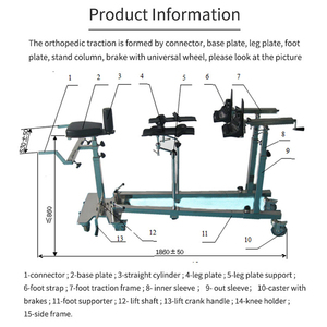 Bệnh Viện thiết bị tầng loại kéo khung cho chỉnh hình kéo giường chi dưới chỉnh hình điều trị - Product Image 5