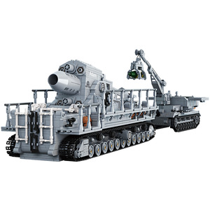 Fangcheng FC4303 Overlord Weapon Karl Mortar, Vehículo Blindado sobre Orugas, Bloques de Construcción, Juguete de 800+ Piezas, Modelo de Plástico con Batería - Product Image 2