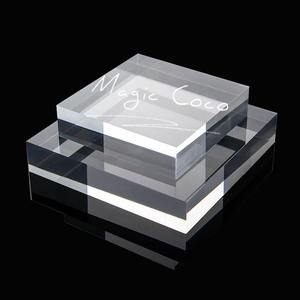 Hoja de acrílico transparente Borde pulido de alto brillo de 1/4 pulgadas de espesor para vitrinas y gabinetes de museo - Product Image 1