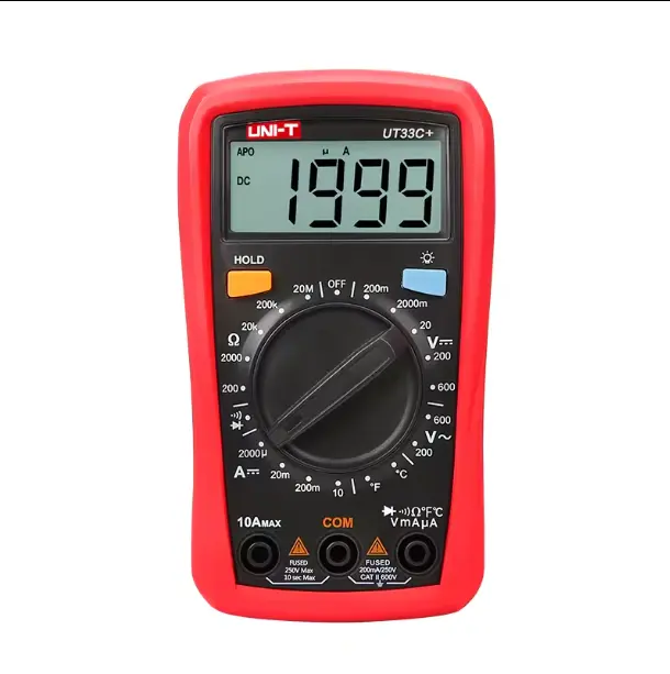 UT33C + el test cihazı LCR metre ampermetre-40-1000C Palm boyut multimetre dijital uni-t