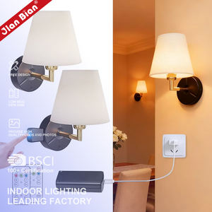 2026 Nieuwe Draadloze Oplaadbare Wandlamp met Oplaadcase, Set van 2, Draagbare LED Wandlampen, Verwijderbare Batterij, Binnenverlichting - Product Image 1