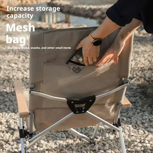 Silla de Playa Plegable Grande de Aleación de Aluminio para Exteriores, Silla de Pesca, Silla para Dibujar, Silla Portátil para Picnic - Product Image 5