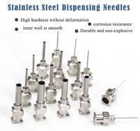 Aiguilles de seringue industrielles en plastique pour distribution de colle, calibre 10G-30G, embouts coniques TT pour machines