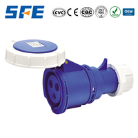 Prise et fiche électriques industrielles étanches SFE CEE, prise secteur AC avec fusible IP44, 3 broches, 4 broches, 5 broches, prise industrielle
