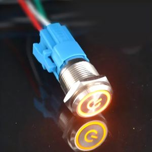 16 Mét 12V LED on off không thấm nước thép không gỉ latching push button chuyển đổi quyền lực - Product Image 5