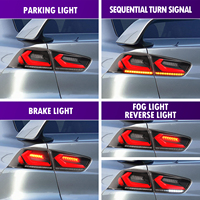 Luz Trasera de Diseño Arcaico para Automóvil con Luz de Giro Secuencial para Mitsubishi Lancer EVO X 2008-2018