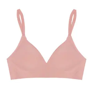 Soutien-gorge et slips ensemble petite poitrine sous-vêtements pour femmes soutien-gorge sans couture confort mince