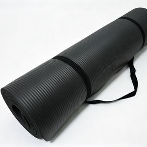 Thick 8mm/10mm NBR Yoga Mat Non-Toxic High Density Excellent <b>Rebound</b> Abrasion Resistance Safe for Daily Home Use Cambodia - Product Image 3