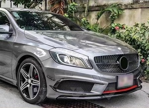 YOMDO W117 <span class=keywords><strong>CLA</strong></span> Lame avant en fibre de carbone véritable style <span class=keywords><strong>AMG</strong></span> pour <span class=keywords><strong>Mercedes</strong></span> Benz W117 <span class=keywords><strong>CLA</strong></span> CLA45 2013-2016 - Product Image 6