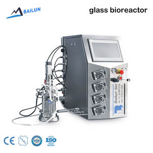 20L Benchtop Glass Jacketed Bioreactor Fermenter Stirred Tank Bioreactor System with Price - Product Image 1