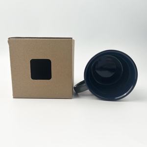 Juego de Tazas de Cerámica para Café, Leche y Té, Estilo Clásico, con Logotipo Personalizado de Fábrica 2025, Marca Jiusi, Origen Zhejiang, en Caja de Regalo - Product Image 3