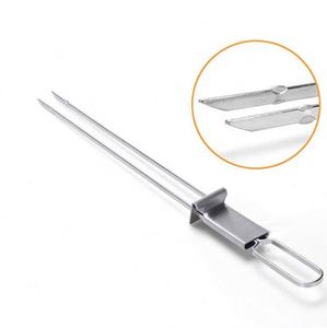 Brochettes de barbecue en acier inoxydable pour grillades en extérieur – Vente chaude - Product Image 1