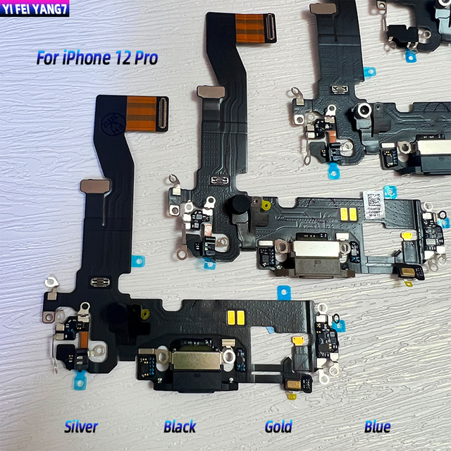 Original 100% test Passed USB Charging Charger Port Flex Cable for iPhone 12 Pro Dock Charger Connector With