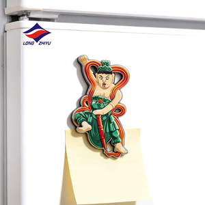 Aimant de réfrigérateur personnalisé Longzhiyu 20y, fabrication OEM, souvenir de voyage, cadeaux culturels et créatifs mémorables, aimant en émail - Product Image 2
