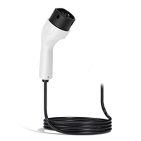 Connecteur de charge EV de type 2, 16A, 3 phases, 11KW, 480V AC, câble de charge EV de 5m