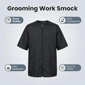 Bata de Peluquería Canina Impermeable de Alta Calidad con LOGO Personalizado, Unisex, Antiestática, con Cremallera Completa, Chaqueta para Barberos y <span class=keywords><strong>Peluqueros</strong></span>, Hombres y Mujeres - Product Image 3